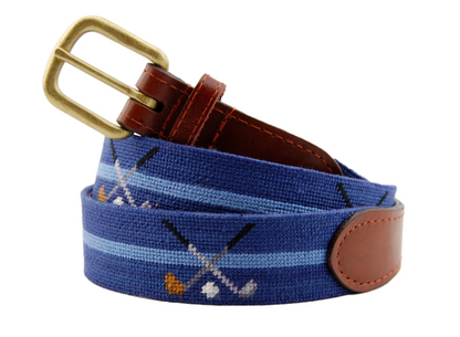 Smathers and Branson Crossed Clubs Belt (Classic Navy)