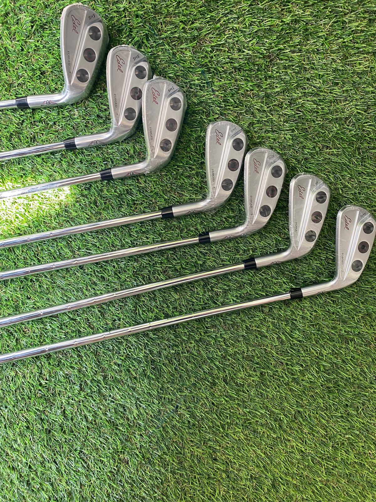 Edel SMS forged irons 5-PW, GW Regular Flex KBS iron set